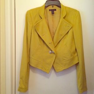 INC Jacket, mustard color, medium